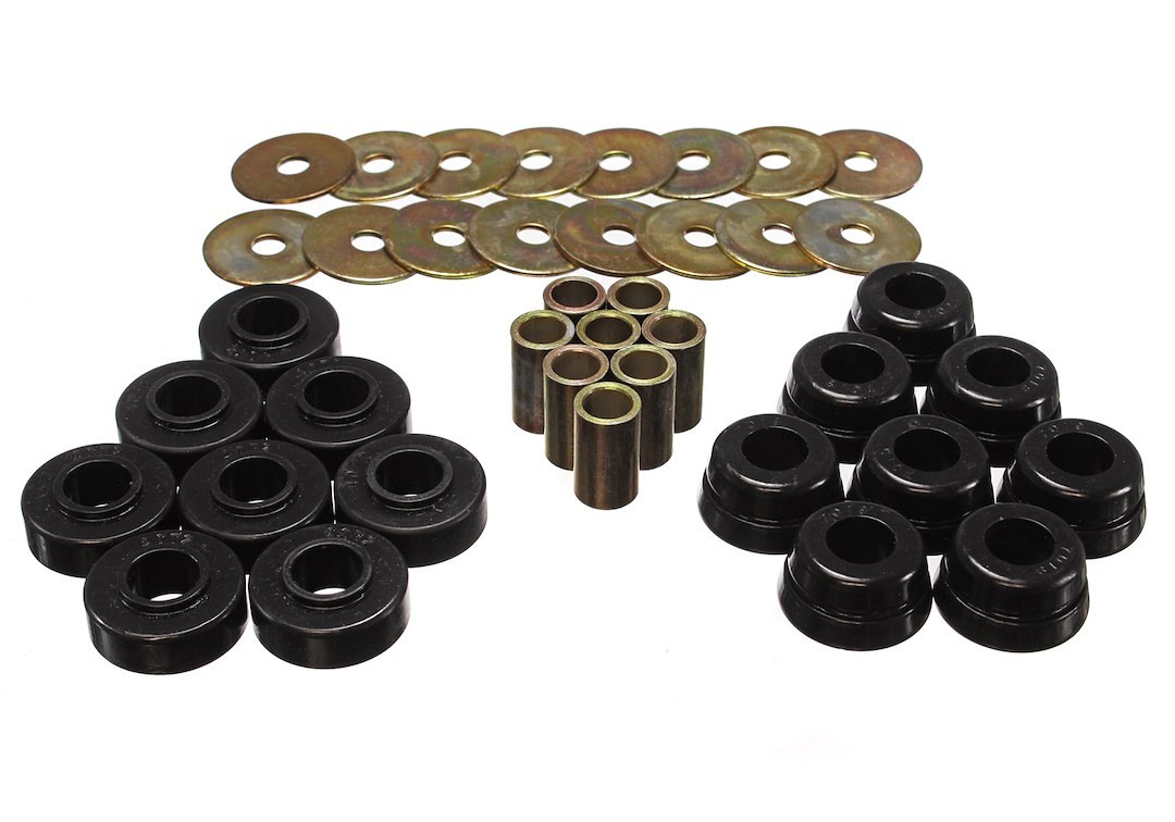 Energy Suspension Body Mount Bushings, Black, Polyurethane – 3.4126G