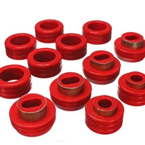 Energy Suspension Body Mount Bushings, Red, Polyurethane – 3.4130R