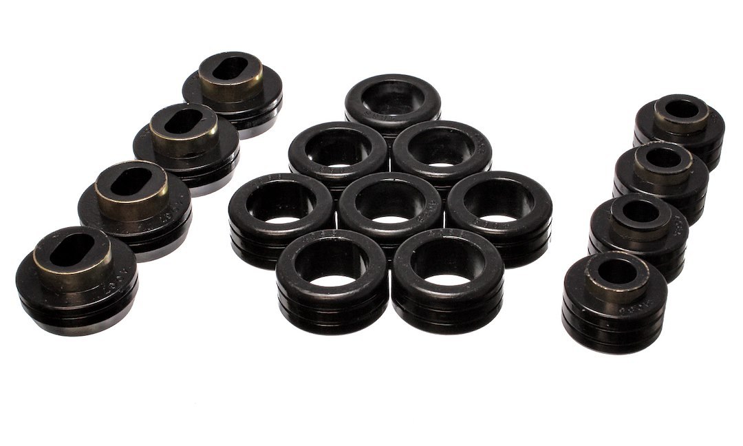 Energy Suspension Body Mount Bushings, Black, Polyurethane – 3.4131G