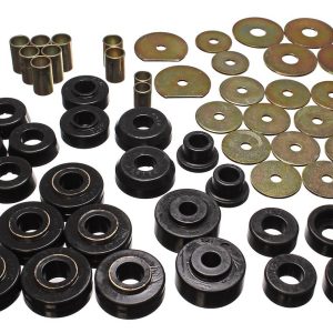 Energy Suspension Body Mount Bushings, Black, Polyurethane – 3.4138G