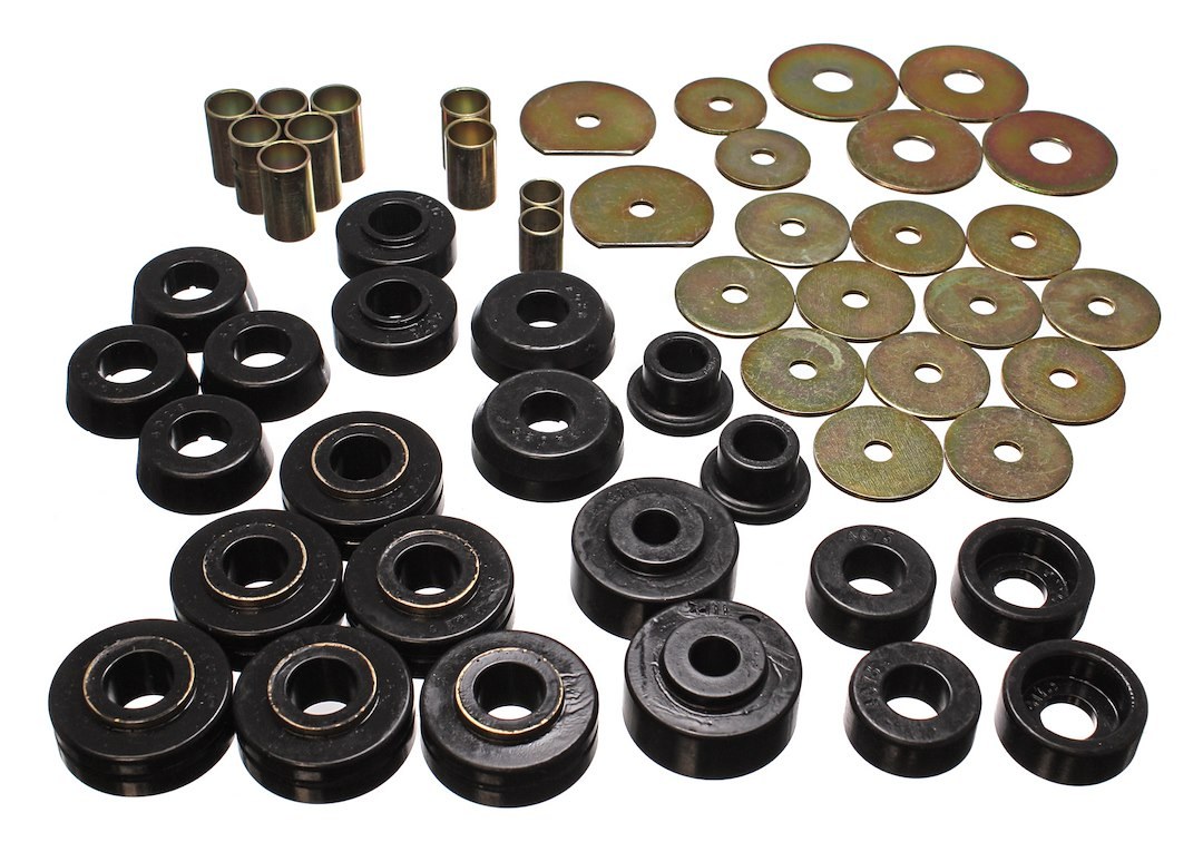 Energy Suspension Body Mount Bushings, Black, Polyurethane – 3.4138G