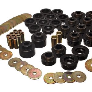 Energy Suspension Body Mount Bushings, Black, Polyurethane – 3.4141G