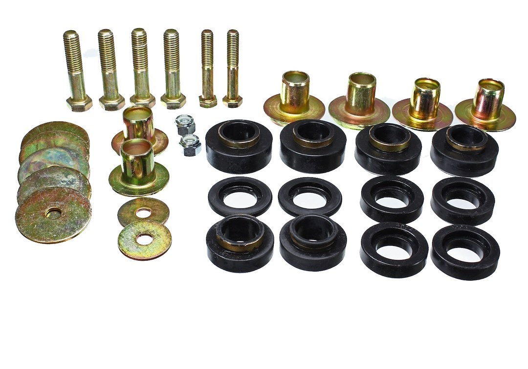 Energy Suspension Body Mount Bushings, Black, Polyurethane – 3.4144G