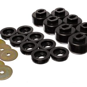Energy Suspension Body Mount Bushings, Black, Polyurethane – 3.4150G