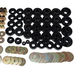 Energy Suspension Body Mount Bushings, Black, Polyurethane, With Hardware – 3.4173G