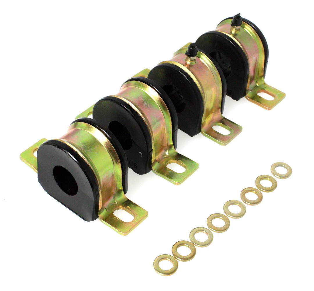 Energy Suspension Stabilizer Bar Mount Bushing, 1.0625 Inch Bar Diameter, Black, Polyurethane – 3.5175G