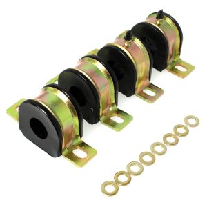 Energy Suspension Stabilizer Bar Mount Bushing, 1-1/4 Inch Bar Diameter, Black, Polyurethane – 3.5177G