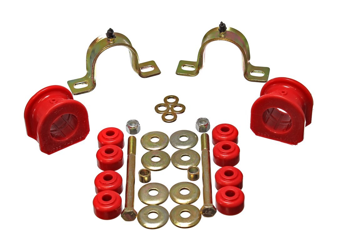 Energy Suspension Stabilizer Bar Mount Bushing, 33 MM Bar Diameter, Red, Polyurethane – 3.5207R