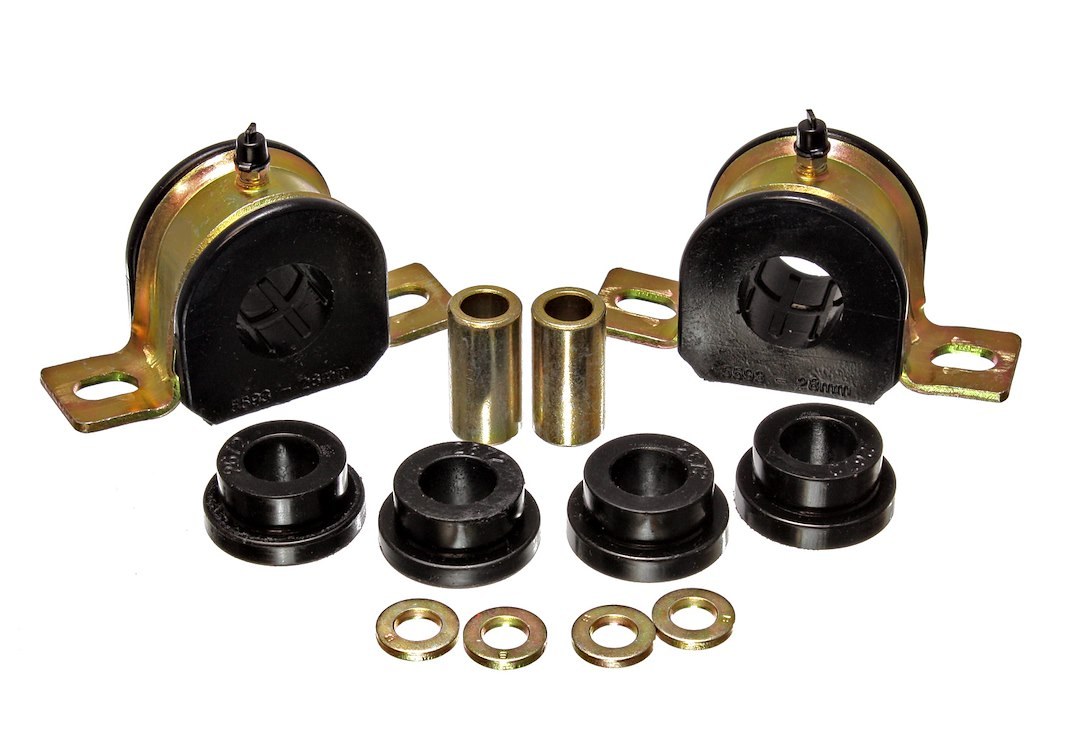 Energy Suspension Stabilizer Bar Mount Bushing, 28 MM Bar Diameter, Black, Polyurethane – 3.5215G