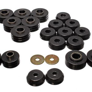 Energy Suspension Body Mount Bushings, Black, Polyurethane – 4.4109G