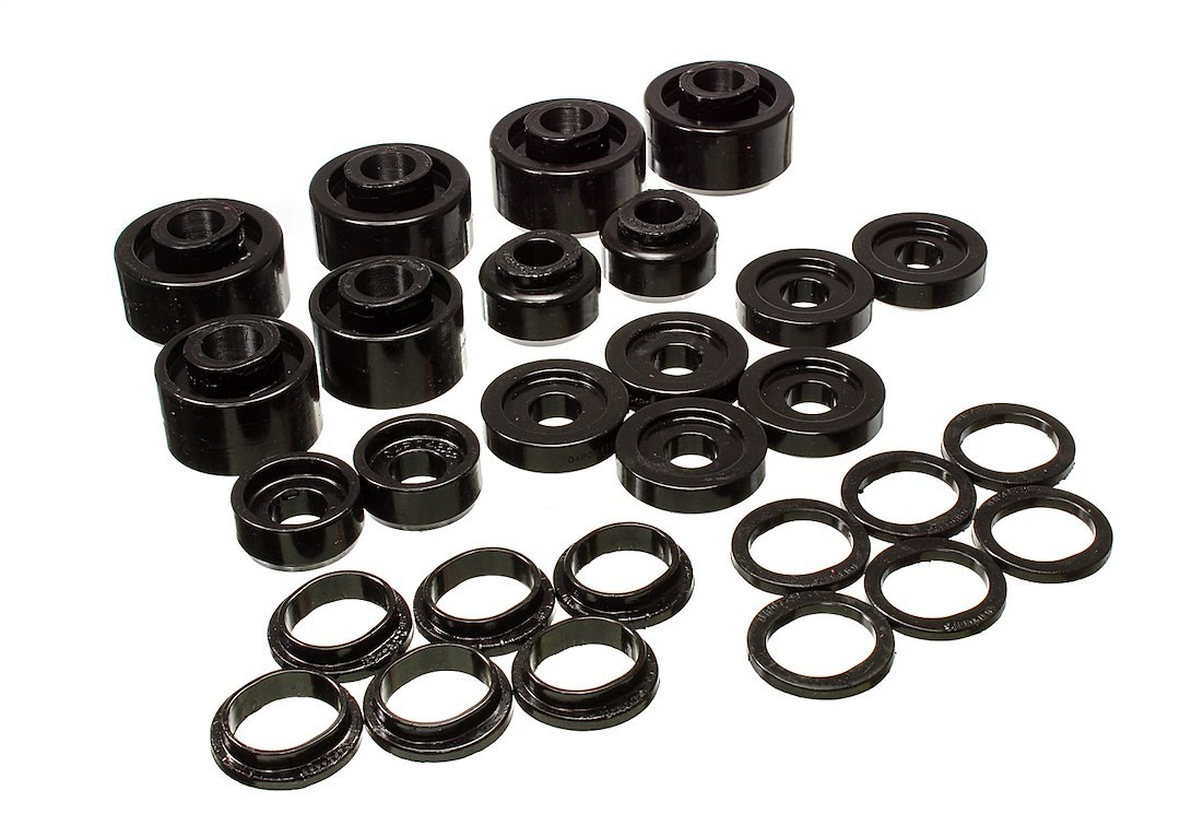 Energy Suspension Body Mount Bushings, Black, Polyurethane – 4.4120G