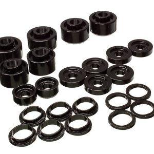 Energy Suspension Body Mount Bushings, Black, Polyurethane – 4.4121G
