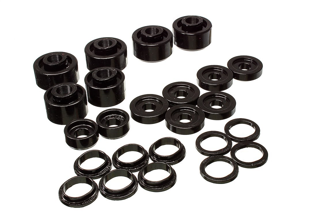 Energy Suspension Body Mount Bushings, Black, Polyurethane – 4.4121G