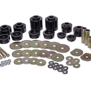 Energy Suspension Body Mount Bushings, Black, Polyurethane – 4.4123G