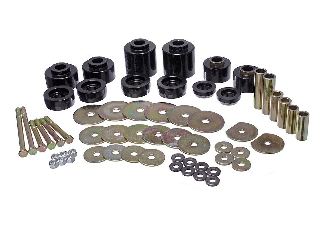 Energy Suspension Body Mount Bushings, Black, Polyurethane – 4.4123G