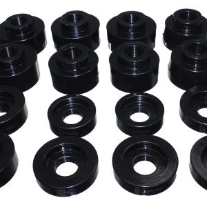 Energy Suspension Body Mount Bushings, Black, Performance Polyurethane – 4.4124G