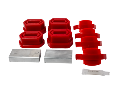Energy Suspension Suspension Bushing Kit, Red, Polyurethane – 5.18122R