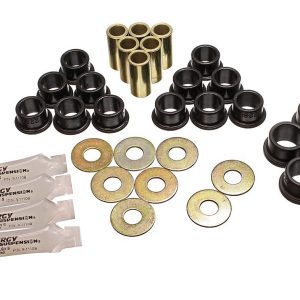 Energy Suspension Control Arm Bushing, Black, Polyurethane, Includes Upper and Lower Bushings – 5.3117G