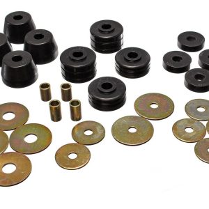 Energy Suspension Body Mount Bushings, Black, Polyurethane – 5.4101G