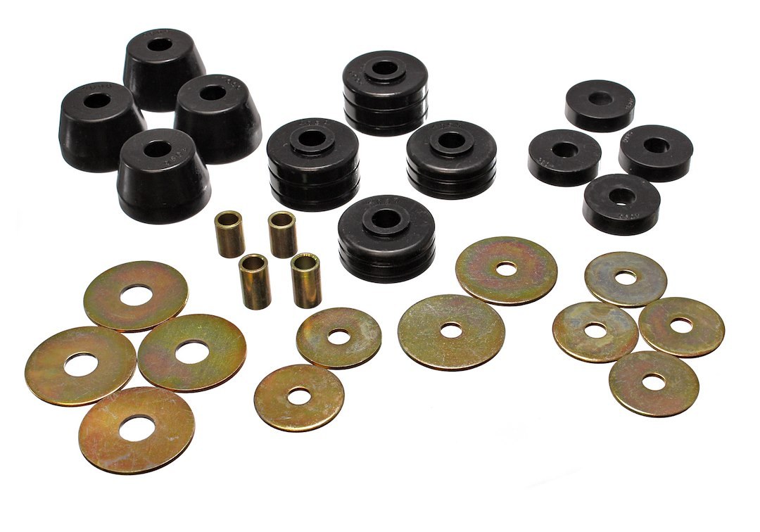 Energy Suspension Body Mount Bushings, Black, Polyurethane – 5.4101G