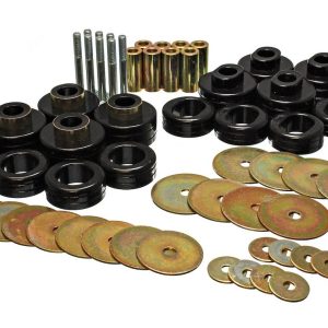Energy Suspension Body Mount Bushings, Black, Polyurethane – 5.4115G