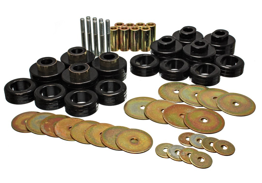 Energy Suspension Body Mount Bushings, Black, Polyurethane – 5.4115G