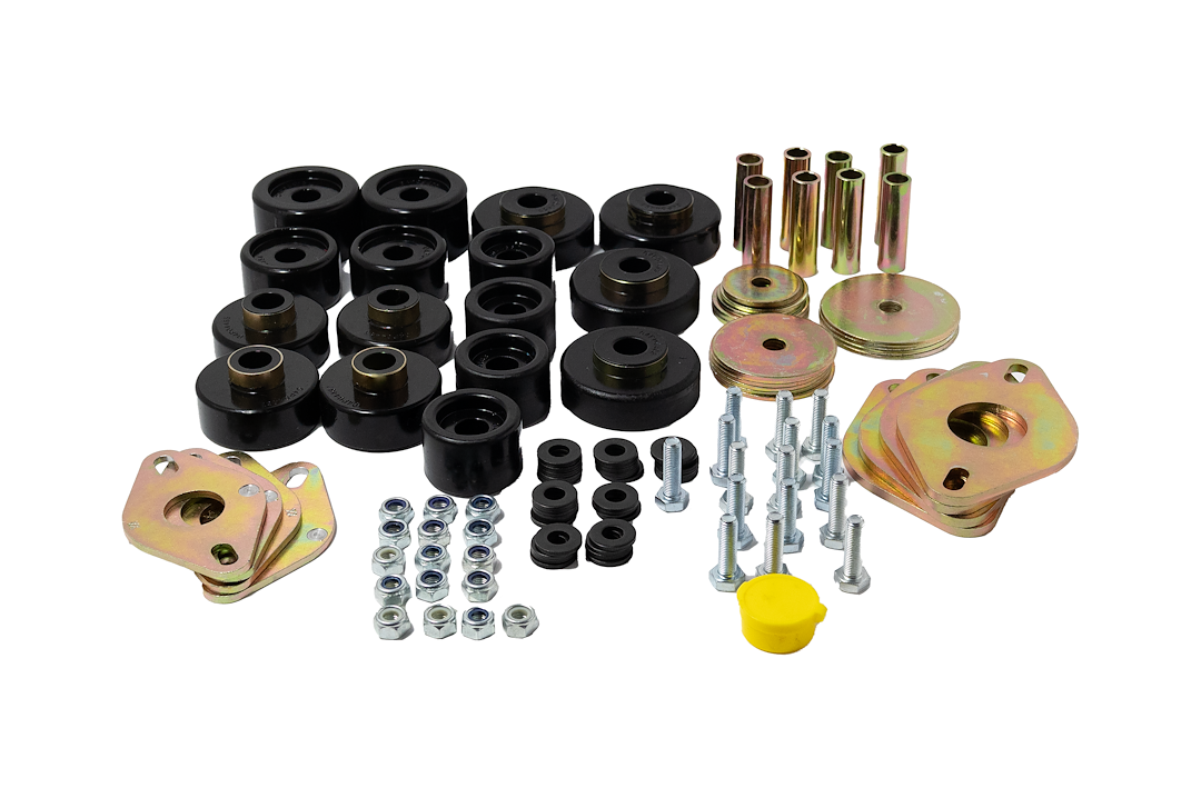 Energy Suspension Body Mount Bushings, Black, Polyurethane – 5.4117G