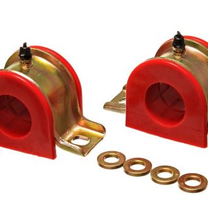 Energy Suspension Stabilizer Bar Mount Bushing, 15 Millimeter Bar Diameter, Red, Polyurethane – 5.5187R
