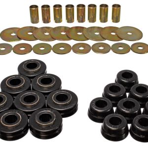 Energy Suspension Body Mount Bushings, Black, Polyurethane – 6.4101G