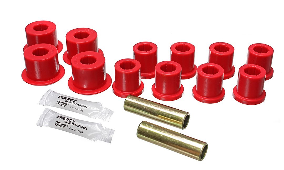 Energy Suspension Leaf Spring Bushing, Red, Polyurethane – 8.2103R