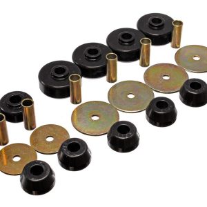Energy Suspension Body Mount Bushings, Black, Polyurethane – 8.4101G