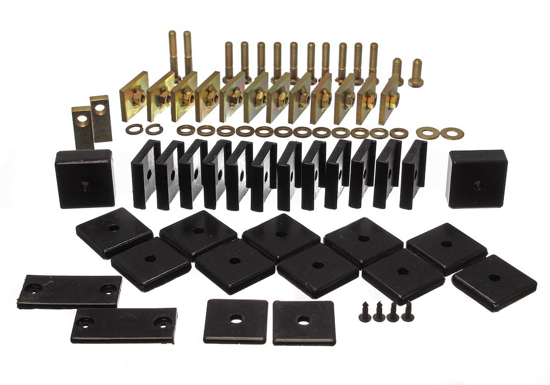 Energy Suspension Body Mount Bushings, Black, Polyurethane – 8.4104G