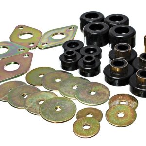 Energy Suspension Body Mount Bushings, Black, Polyurethane – 8.4109G
