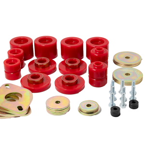 Energy Suspension Body Mount Bushings, Red, Polyurethane – 8.4118R