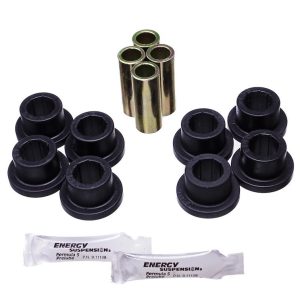 Energy Suspension Control Arm Bushing, Black, Polyurethane, With Upper Bushings, For Use with Trail Master C44 and C66 Kits – 9.2108G