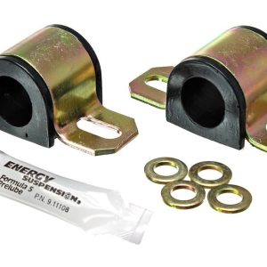 Energy Suspension Stabilizer Bar Mount Bushing, 0.875 Inch Bar Diameter, Black, Polyurethane, Non-Greaseable – 9.5126G