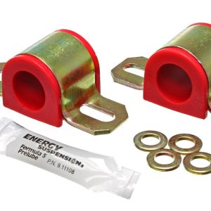 Energy Suspension Stabilizer Bar Mount Bushing, 1 Inch Bar Diameter, Red, Polyurethane, Non-Greaseable – 9.5129R