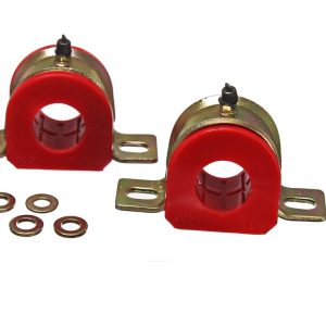 Energy Suspension Stabilizer Bar Mount Bushing, 1-1/4 Inch Diameter, Red, Polyurethane, Greaseable – 9.5172R