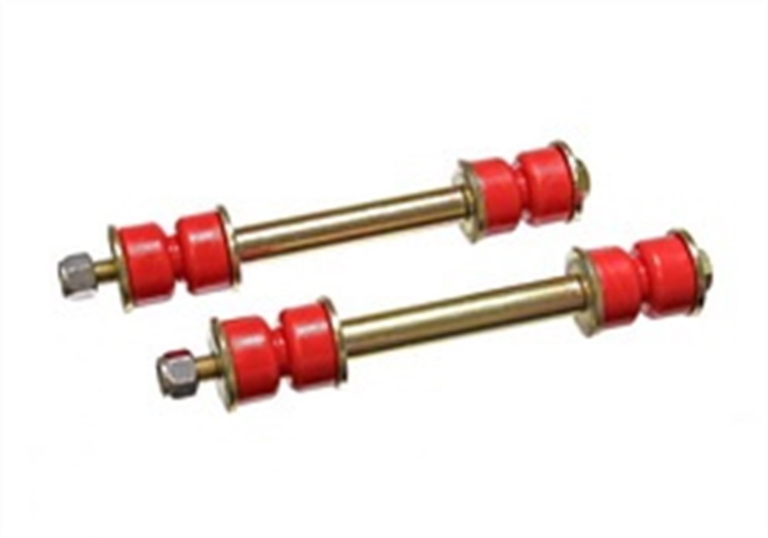 Energy Suspension Stabilizer Bar Link Kit, 3.375 Inches Long, Red, Set of 2 – 9.8119R