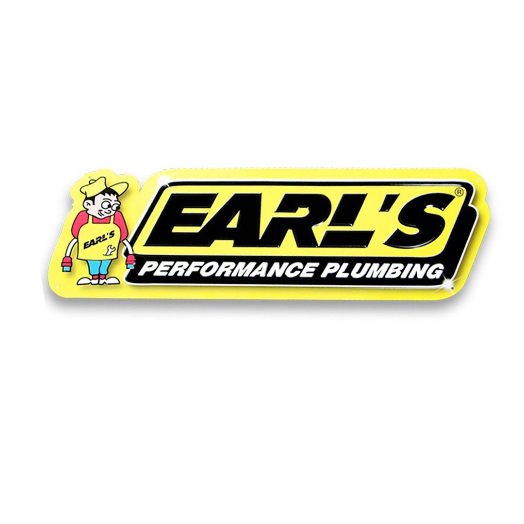 Earl’s Emblem, Earl’s Metal Sign with Embossed Logo – 10000ERL