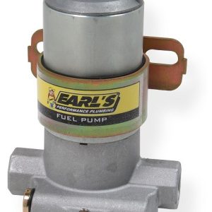 Earl’s Fuel Pump Electric, Gasoline, 7 PSI Maximum Pressure, 97 Gph Free Flow, Without Regulator, 3/8 Inch NPT Inlet/Outlet – 128011ERL