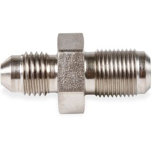 Earl’s Adapter Fitting, -3 AN Male to 10 Millimeter X 1 Male Thread, Steel, Set of 2, Bagged Packaging – 592032ERL