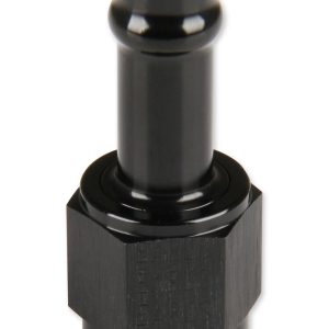 Earl’s Hose End Fitting, Vapor Guard, 3/8 Inch Hose, -06 AN Outlet, Straight, Anodized Black, Aluminum, Single – 750166ERL