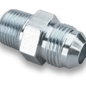 Earl’s Adapter Fitting, -3 AN Male to 1/8 Inch Male Pipe Thread, Zinc Plated, Steel, Single, Bagged Packaging – 961603ERL
