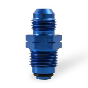 Earl’s Adapter Fitting, -6 AN Male to 16 Millimeter X 1.5 Male Thread O-Ring Seal, Anodized, Aluminum, Bagged Packaging – 991955ERL