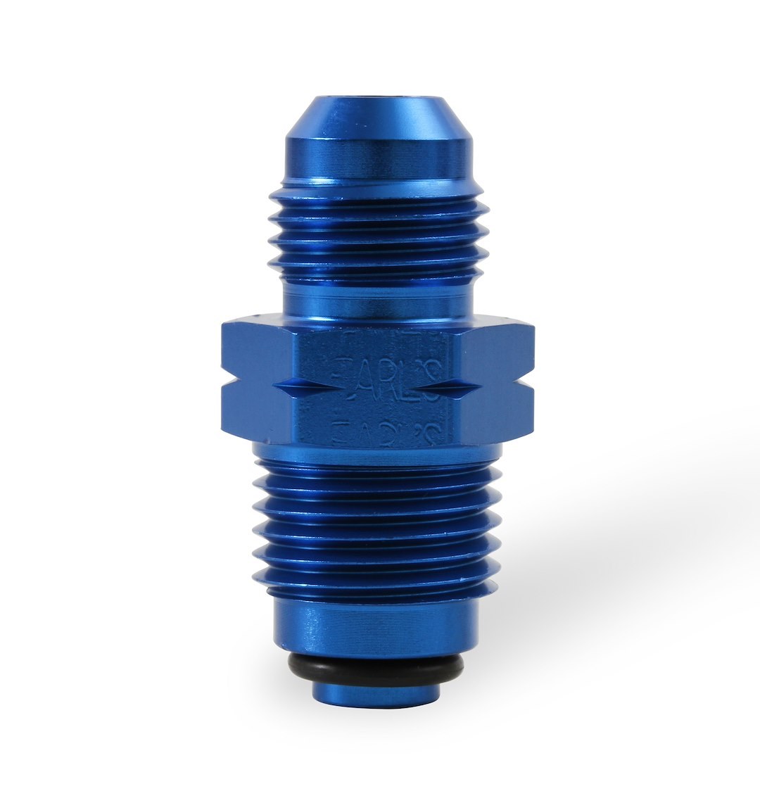 Earl’s Adapter Fitting, -6 AN Male to 16 Millimeter X 1.5 Male Thread O-Ring Seal, Anodized, Aluminum, Bagged Packaging – 991955ERL