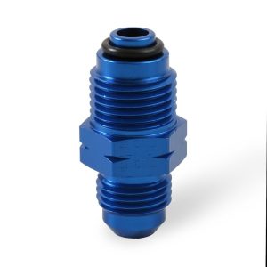 Earl’s Adapter Fitting, -6 AN Male to 16 Millimeter X 1.5 Male Thread O-Ring Seal, Anodized, Aluminum, Bagged Packaging – 991955ERL