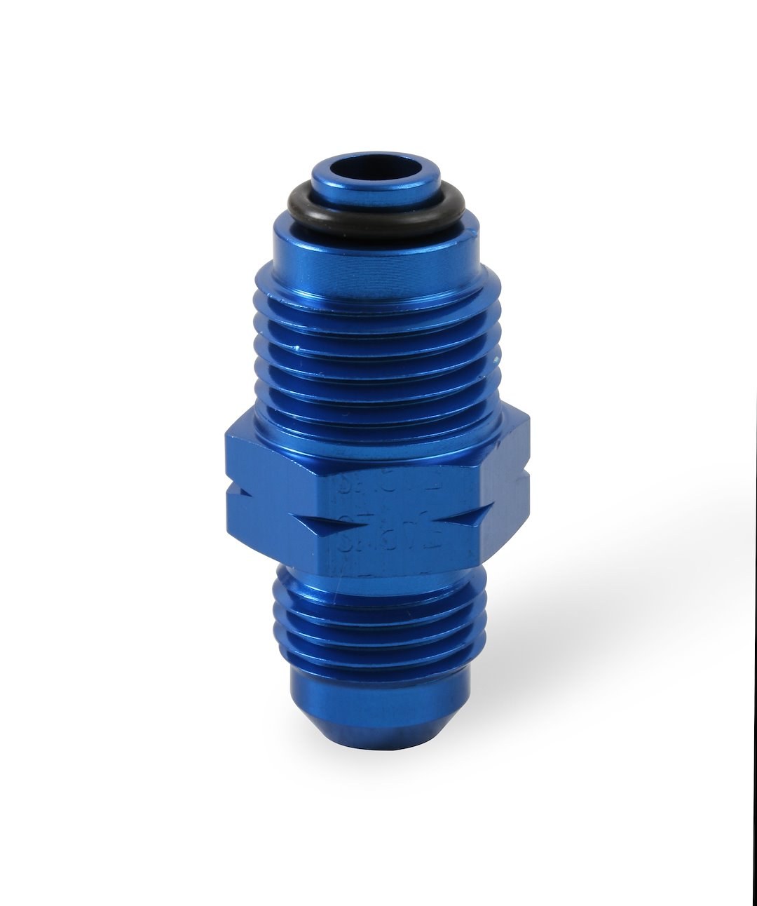 Earl’s Adapter Fitting, -6 AN Male to 16 Millimeter X 1.5 Male Thread O-Ring Seal, Anodized, Aluminum, Bagged Packaging – 991955ERL