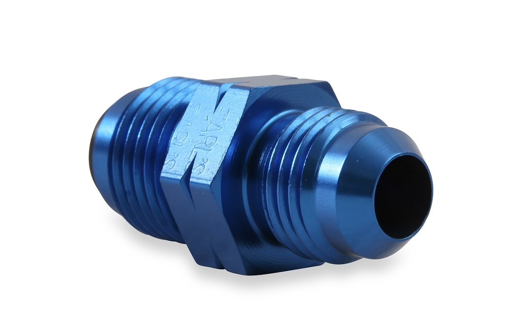 Earl’s Adapter Fitting, -6 AN Male to 16 Millimeter X 1.5 Male Thread O-Ring Seal, Anodized, Aluminum, Bagged Packaging – 991955ERL