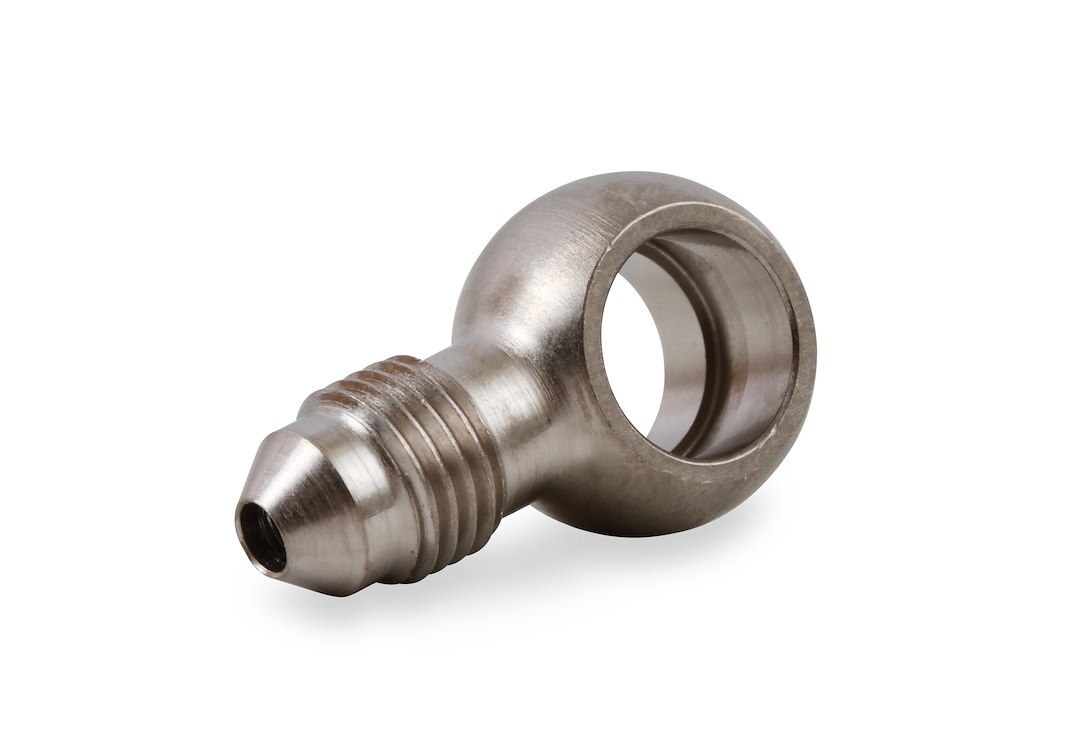 Earl’s Banjo Fitting, -3 AN Hose, 10 Millimeter Bolt Hole, Steel, Bagged Packaging – 997631ERL